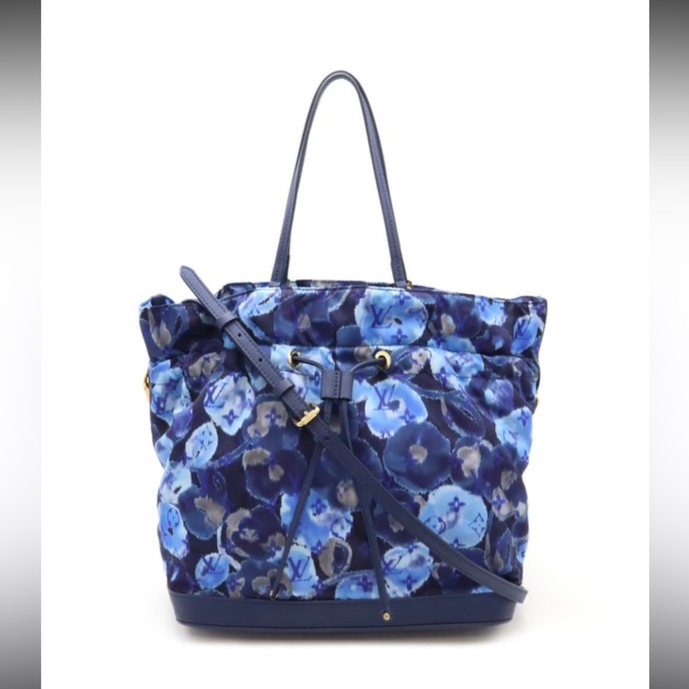 Louis Vuitton Ikat Flower Noefull MM Tote Bag Shoulder Grand Blue